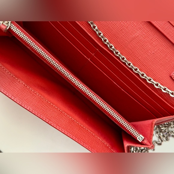 Fendi Chain Wallet WOC - Red - Picture 9 of 14